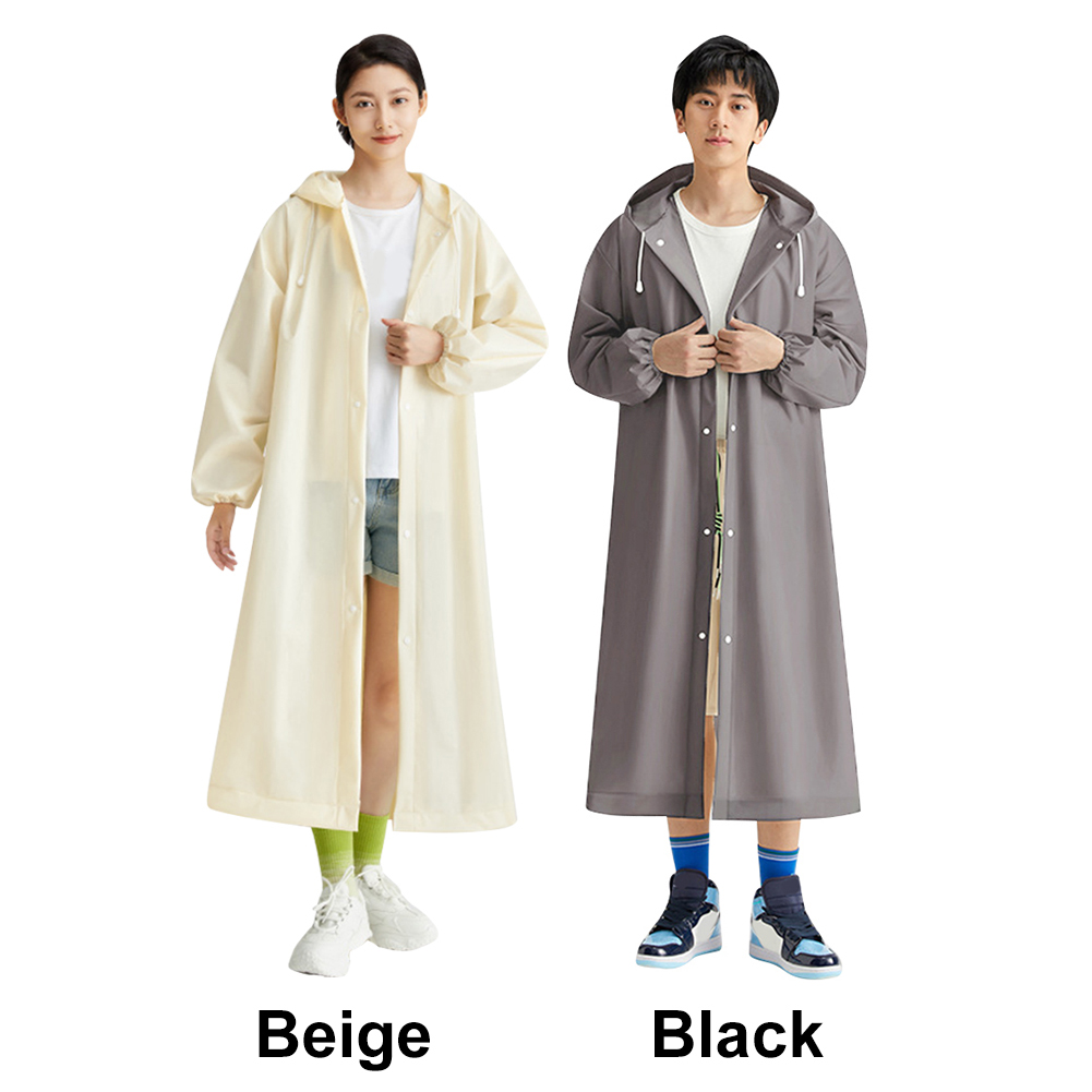 Women'S Fashion Rain Jacket - 大人用の使い捨てではない長いレインコート,屋外旅行や登山用の厚いレインコート,防水性と防風性,ユニバーサルレインギア,1個