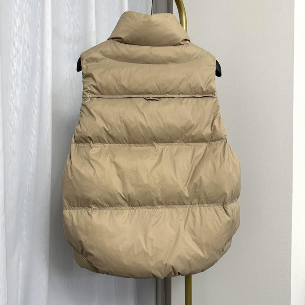 Puffer Vest Fashion Women - 冬用ジャケットファッションパッド入りベストノースリーブ2025新作レディースベスト暖かいコートオーバーサイズアウターウェアパファロングレディースルーズベストコート