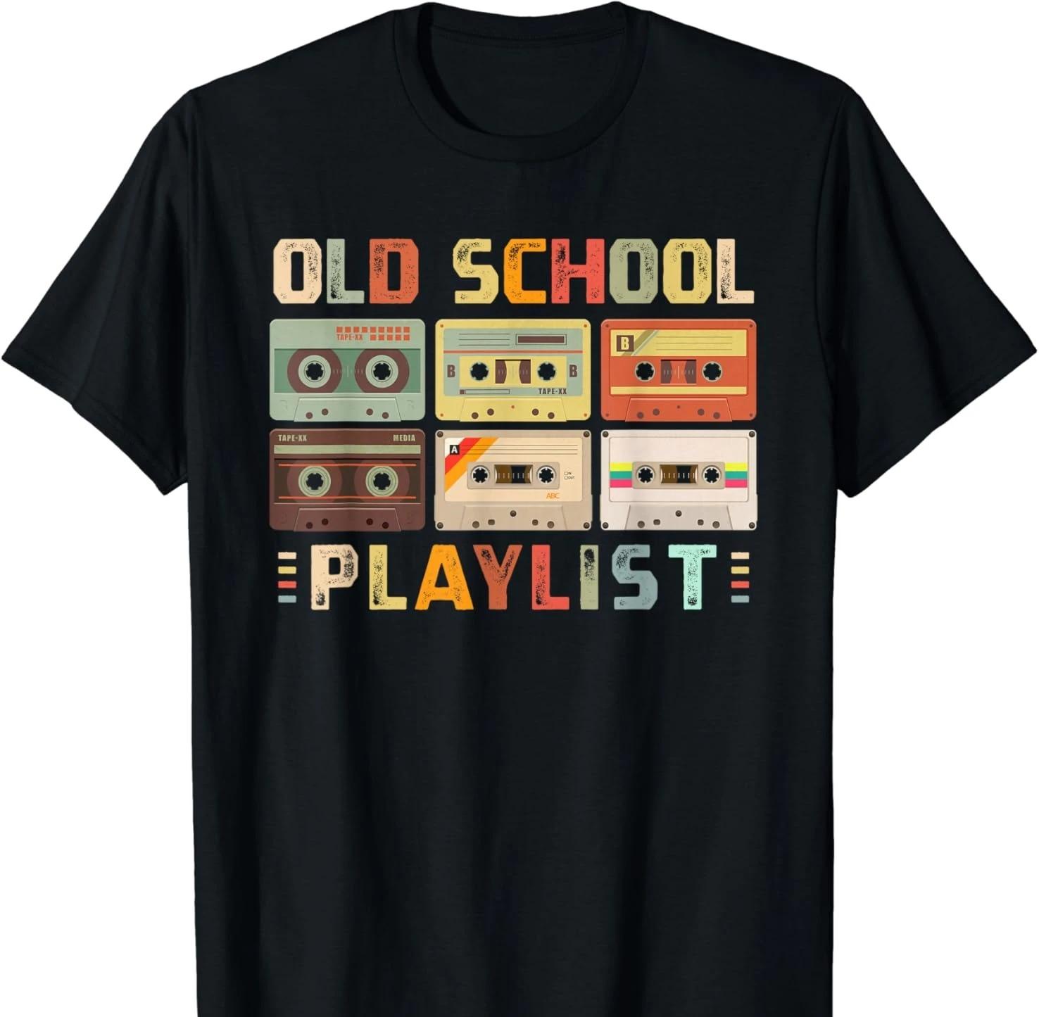 Women'S Fashion In The 80S - カセットテープ音楽 80 年代レトロオールドスクールプレイリスト Tシャツ夏カジュアル Tシャツファッションフィットネストップス Tシャツヒップホップストリート