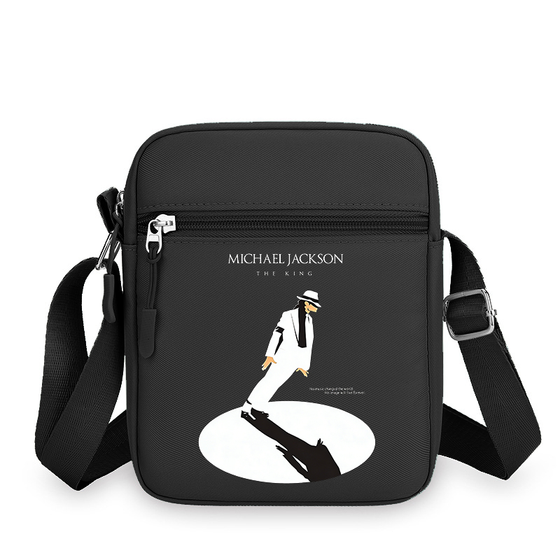 Women Fashion Handbags - 男性女性アニメ電話収納ポーチ MJ カジュアルアクセサリーハンドバッグマイケル・ジャクソンファッションクリエイティブクロスボディバッグ誕生日プレゼント