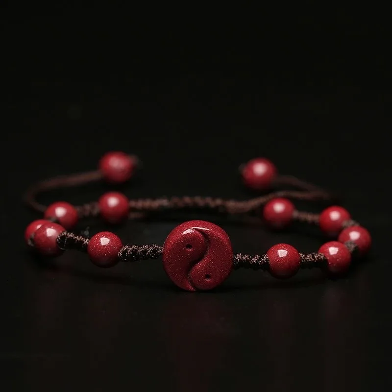 Women'S Fashion Jewellery - 男性と女性のためのカスタマイズされた自然な赤いクリスタルブレスレット,1セットあたり8個のリング,ジュエリー,ファッション,運のための,新しいコレクション