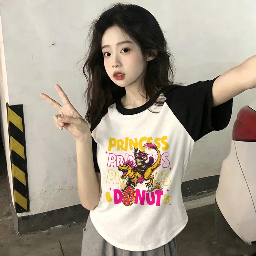 Women'S Fashion In The 80S - ダンジョンクローラーカールシャツ 女性用 ゴス ストリートウェア 韓国ファッション Tシャツ
