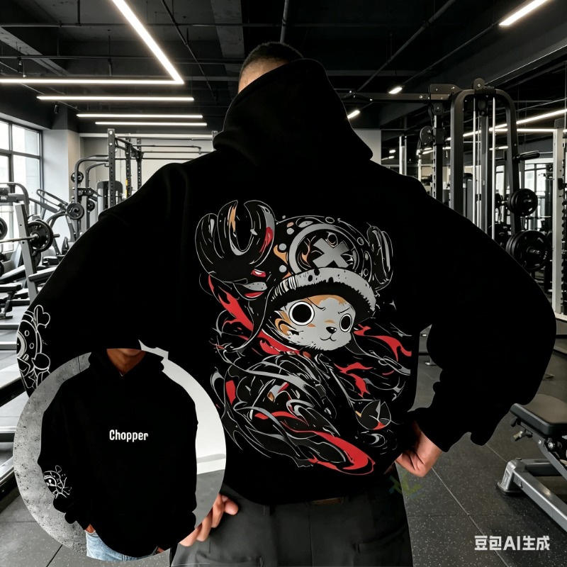 Hoodie Women Oversized - 2026年夏 ワンピース チョッパー アニメ パーカー メンズ