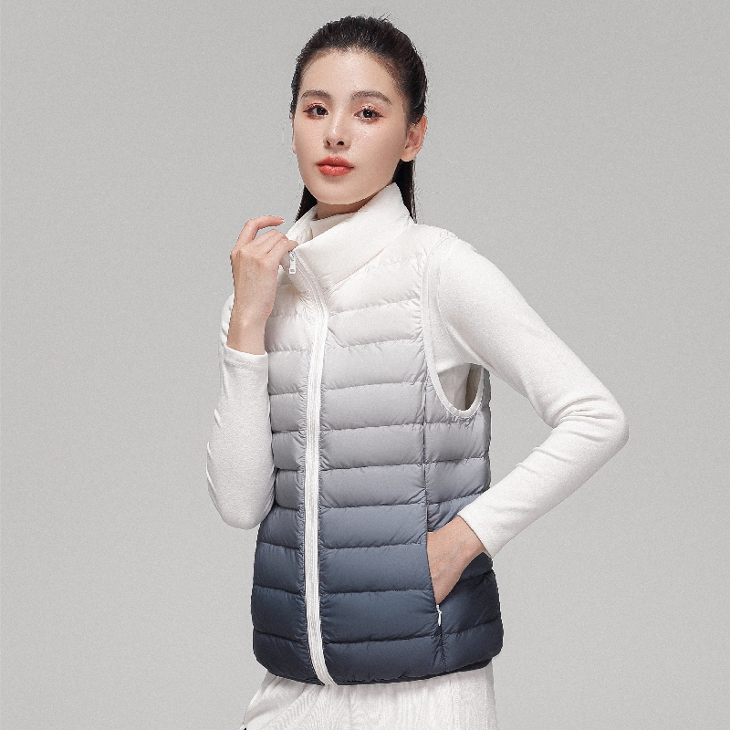 女性の超軽量トップ,新しい春/秋の服,スタンドカラー,ノース - Puffer Vest Fashion Women のレビューと価格
