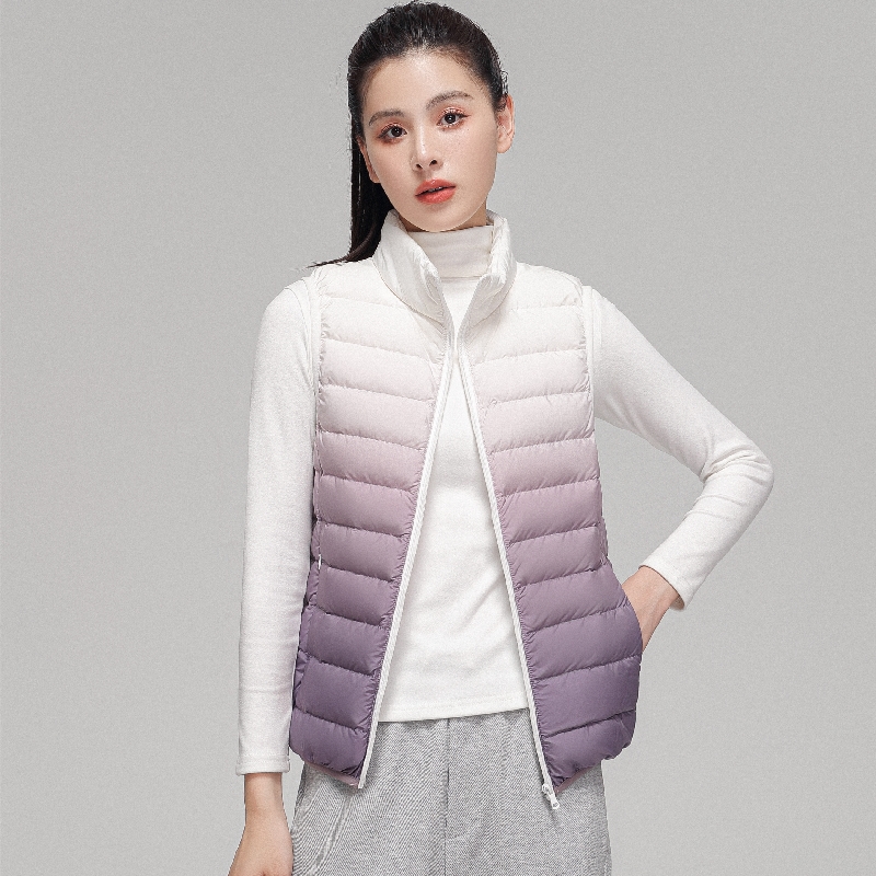女性の超軽量トップ,新しい春/秋の服,スタンドカラー,ノース - Puffer Vest Fashion Women のレビューと価格