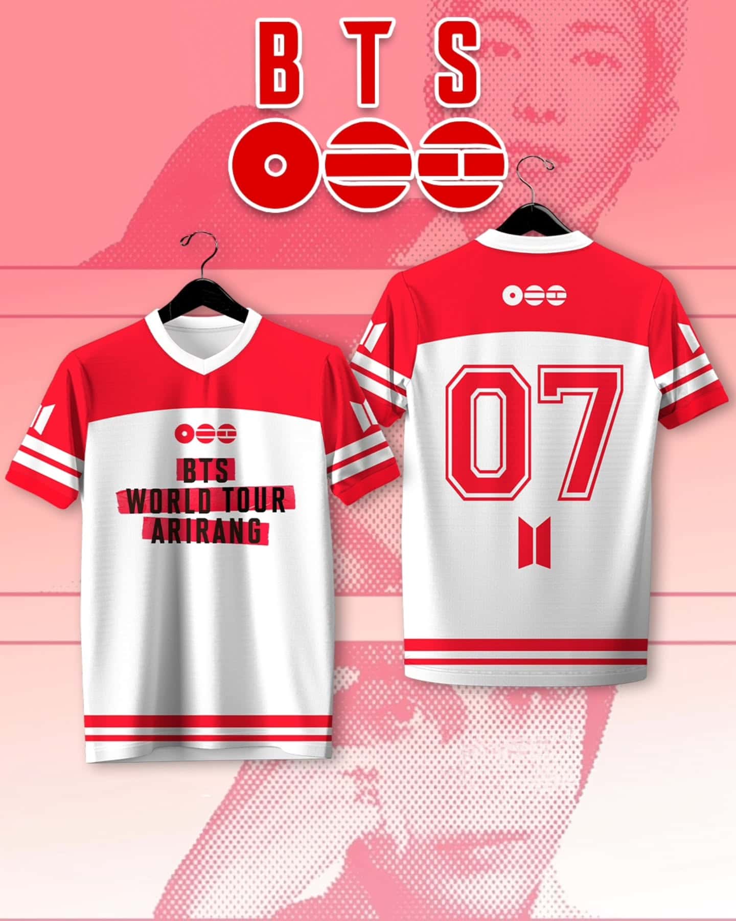 BTS ARMY 新しいラグビージャージー KPOPファン向 - Women'S Fashion Rugby Shirt のレビューと価格
