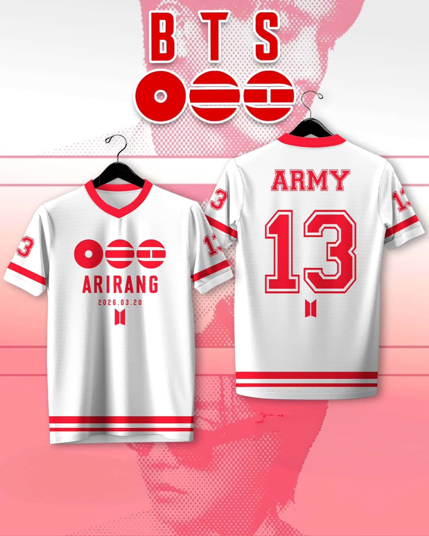 BTS ARMY 新しいラグビージャージー KPOPファン向 - Women'S Fashion Rugby Shirt のレビューと価格
