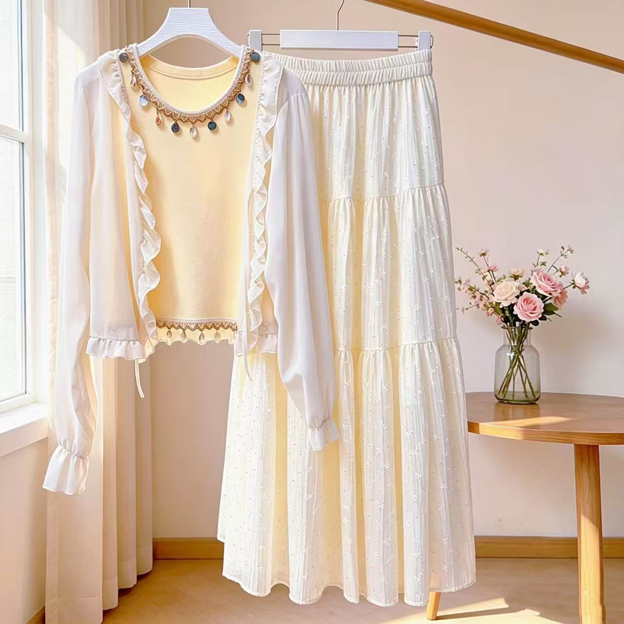 新作ファッション 夏のカジュアルツーピースセット レディース - Women'S Fashion Vest Tops のレビューと価格