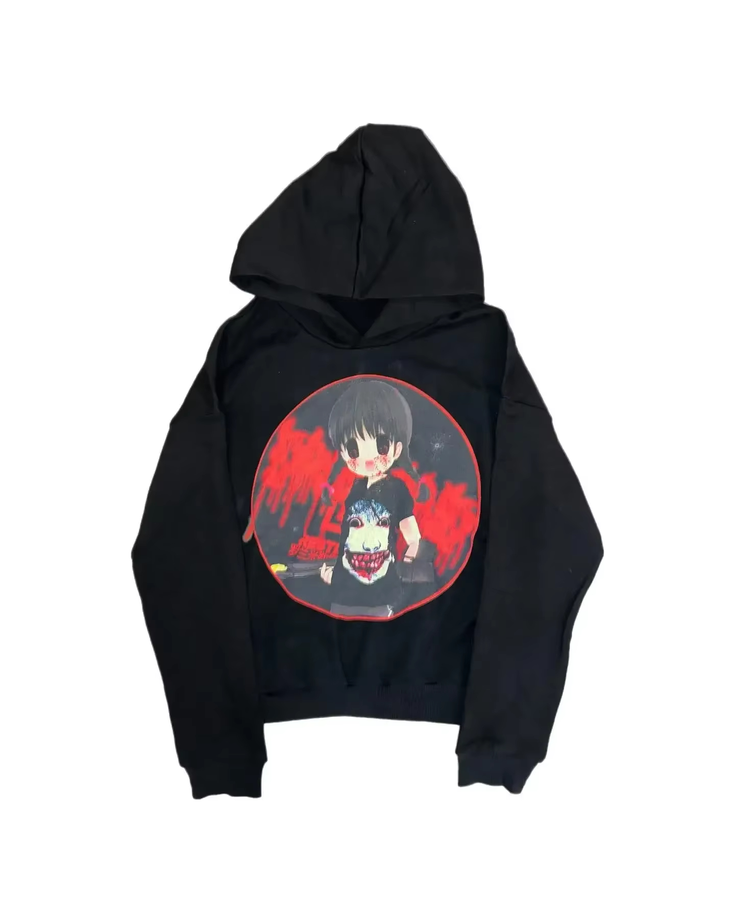 女性用フード付きスウェットシャツ,特大のパンクセーター,ヒッ - Hoodie Women Oversized のレビューと価格