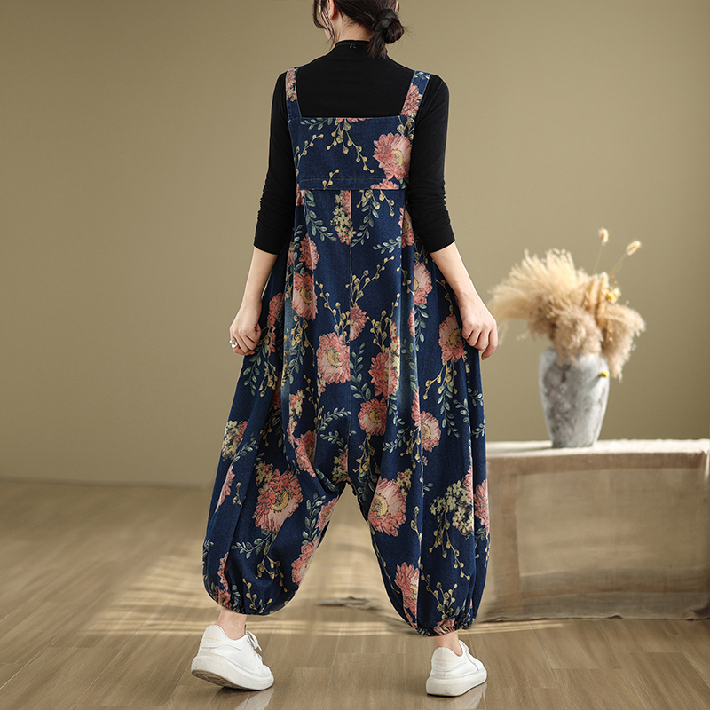 ゆったりとしたカジュアルデニムオーバーオール、プラスサイズ女 - Women'S Fashion Overalls のレビューと価格