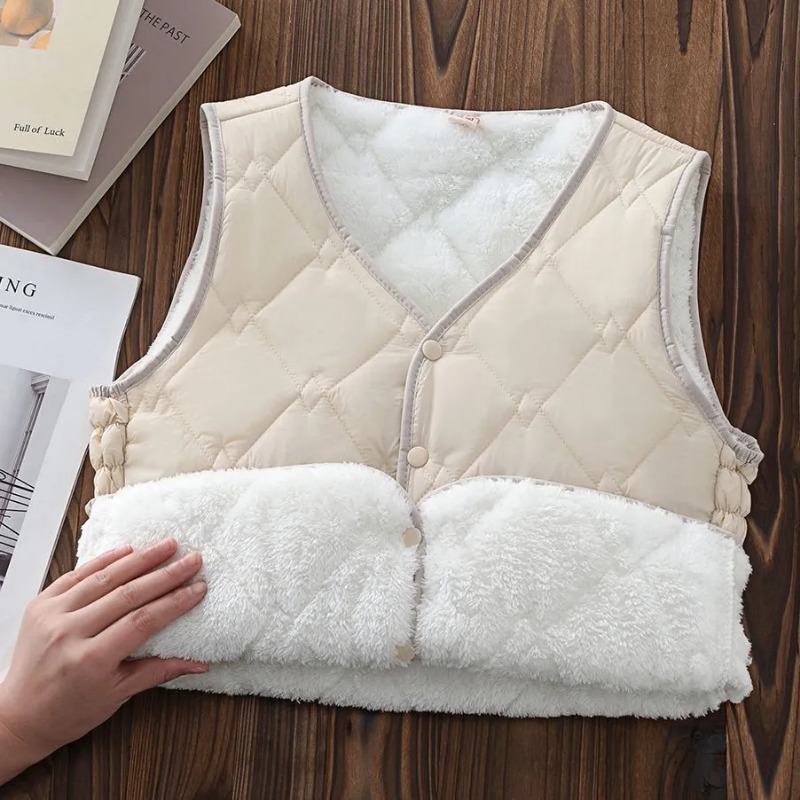 女性のヴィンテージレースアップベスト,Vネックノースリーブカ - Puffer Vest Fashion Women のレビューと価格