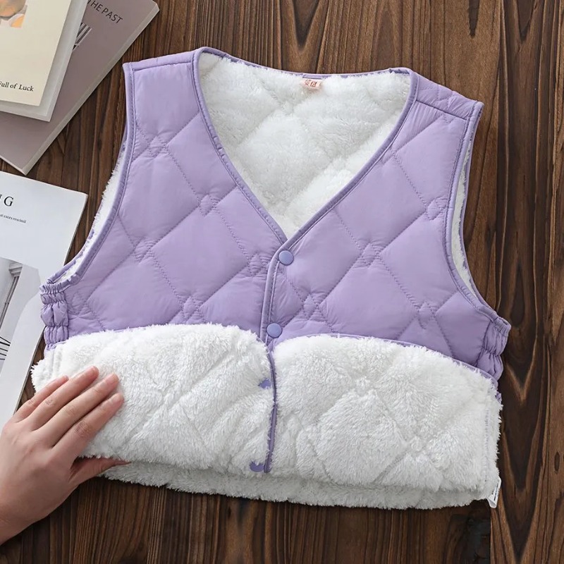 女性のヴィンテージレースアップベスト,Vネックノースリーブカ - Puffer Vest Fashion Women のレビューと価格