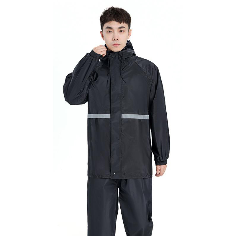 男性と女性のための防水フード付きコートとパンツ,反射ストリッ - Women'S Fashion Rain Jacket のレビューと価格
