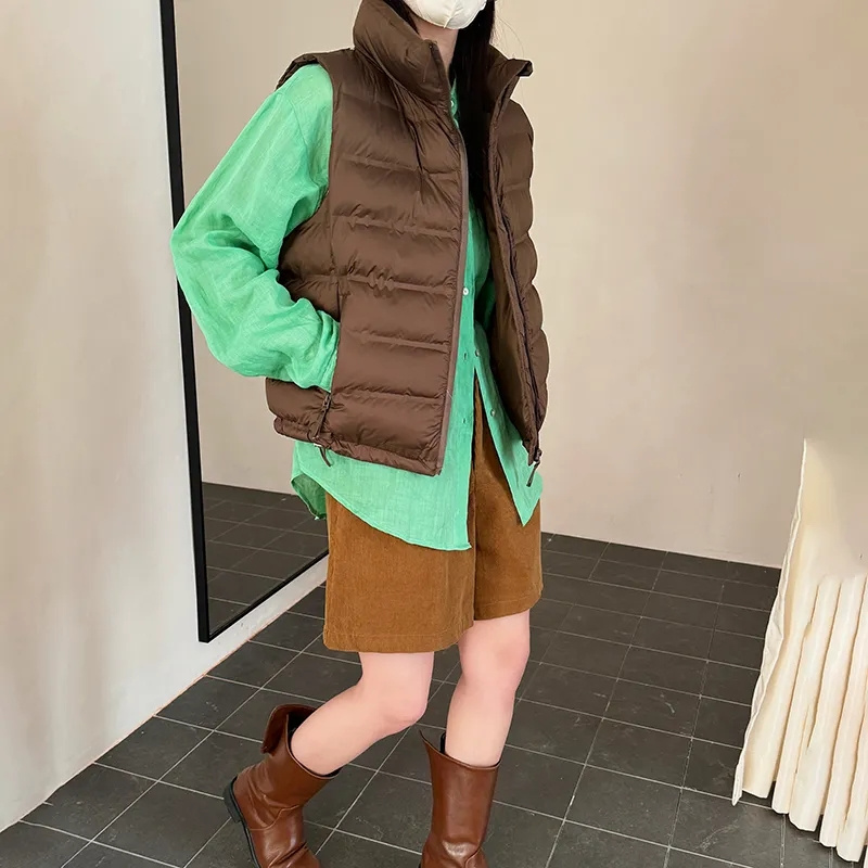 2025年新作 パフベスト レディース 冬 ノースリーブ パ - Puffer Vest Fashion Women のレビューと価格