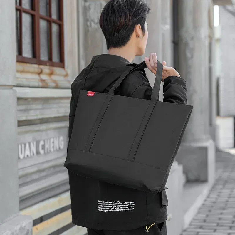 和風メンズハンドバッグカジュアルキャンバストップハンドルバッ - Canvas Tote Bag のレビューと価格
