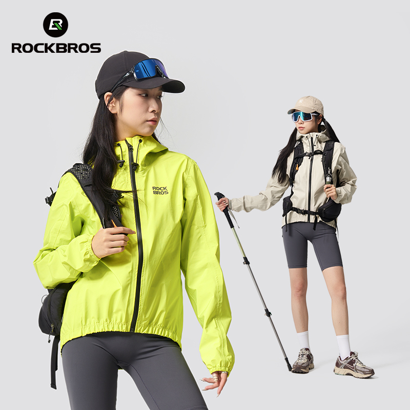 Rockbros-男性と女性のための防水サイクリングジャケッ - Women'S Fashion Rain Jacket のレビューと価格