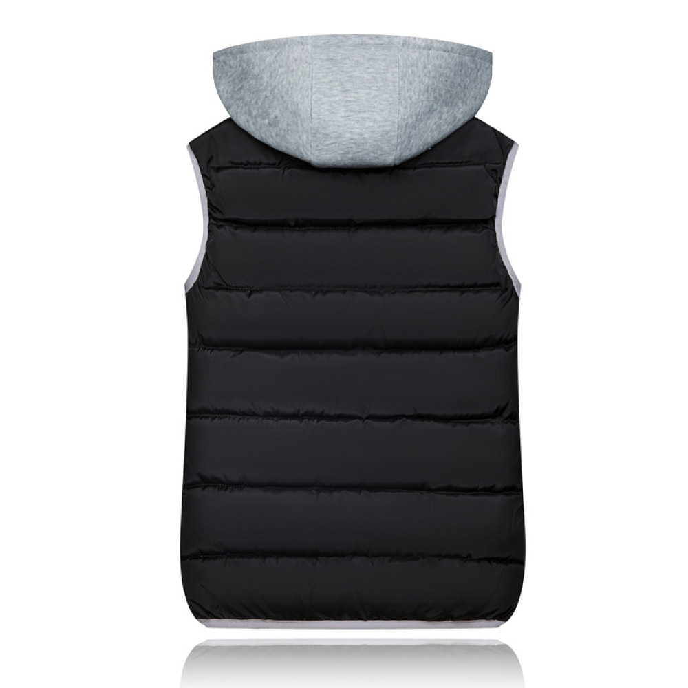 カジュアルなフード付きパッド入りベスト、女性用冬用キャンディ - Puffer Vest Fashion Women のレビューと価格