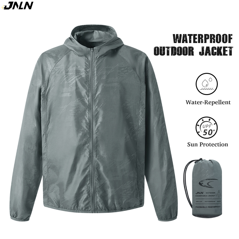 JNLN メンズ レディース 防水 ハイキング ジャケット  - Women'S Fashion Rain Jacket のレビューと価格