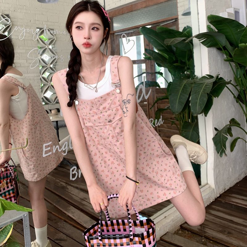 2026年夏新作 若見え可愛いデニムオーバーオールワンピース - Women'S Fashion Overalls のレビューと価格