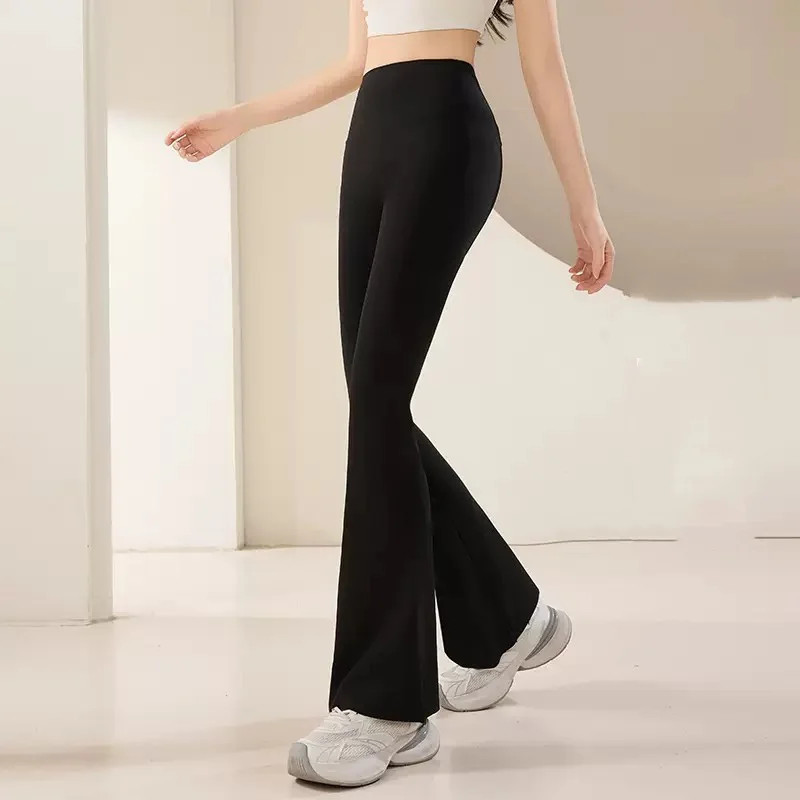 伸縮性のあるシャークスキンフィットネスヨガパンツ ハイウエス - Women'S Fashion Leggings のレビューと価格