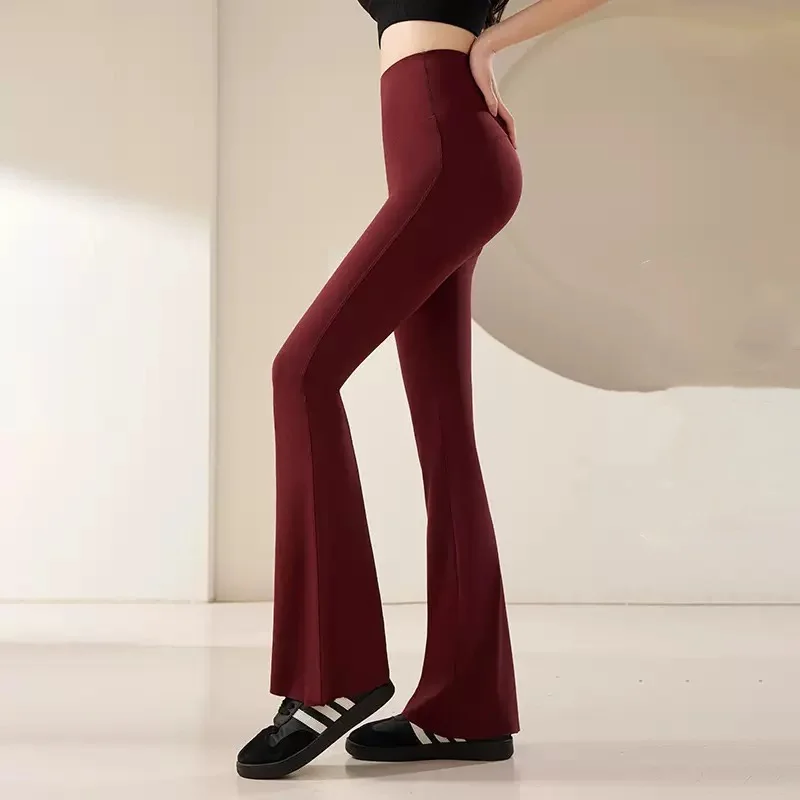 伸縮性のあるシャークスキンフィットネスヨガパンツ ハイウエス - Women'S Fashion Leggings のレビューと価格
