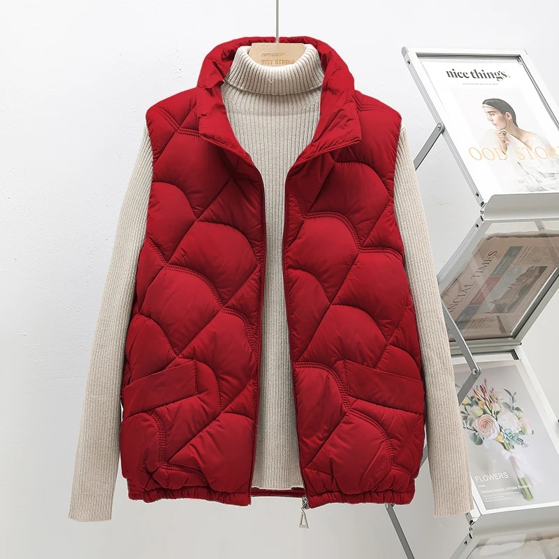 2025年新作 パフベスト レディース 冬 ノースリーブ パ - Puffer Vest Fashion Women のレビューと価格