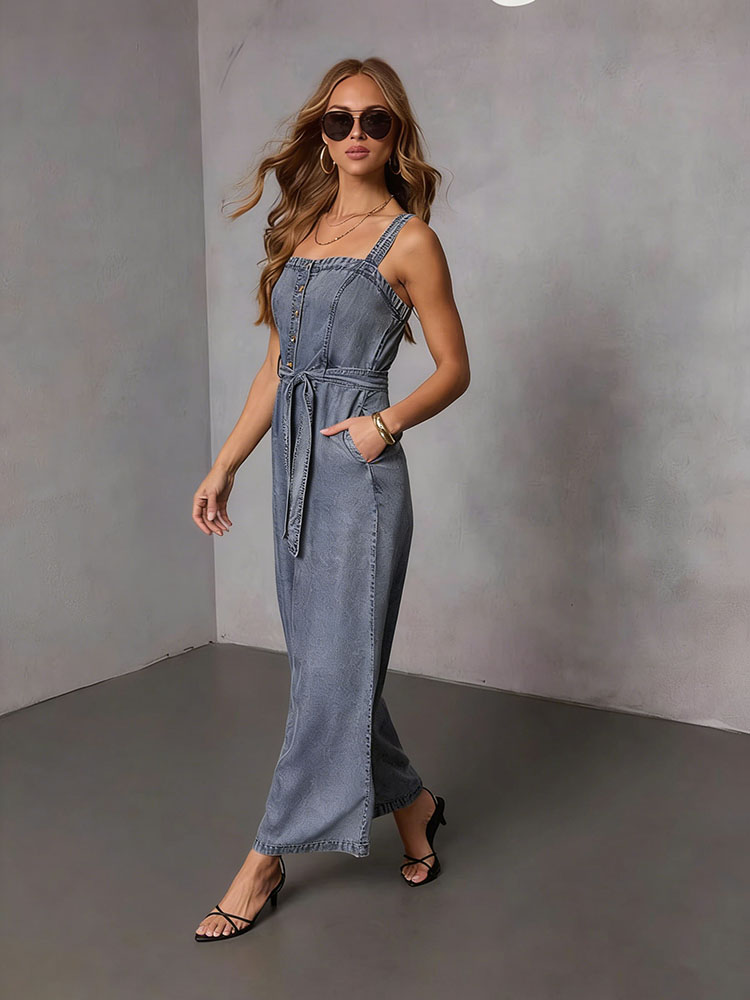 サマービンテージ レディースデニムジャンプスーツ 2026新 - Women'S Fashion Overalls のレビューと価格
