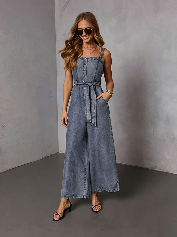 サマービンテージ レディースデニムジャンプスーツ 2026新 - Women'S Fashion Overalls のレビューと価格