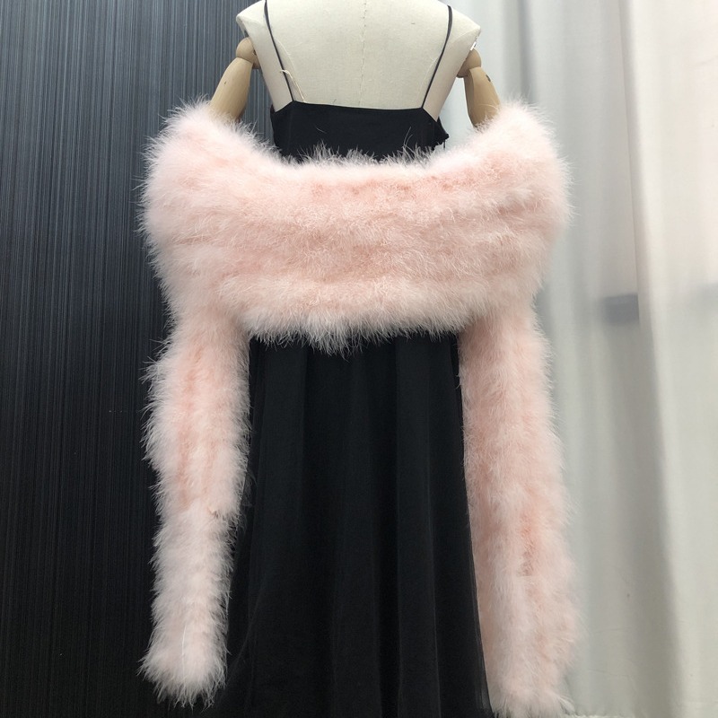 スカーフ両面 100% ターキーフェザータッセルスカーフ、拡 - Women'S Fashion Layering のレビューと価格