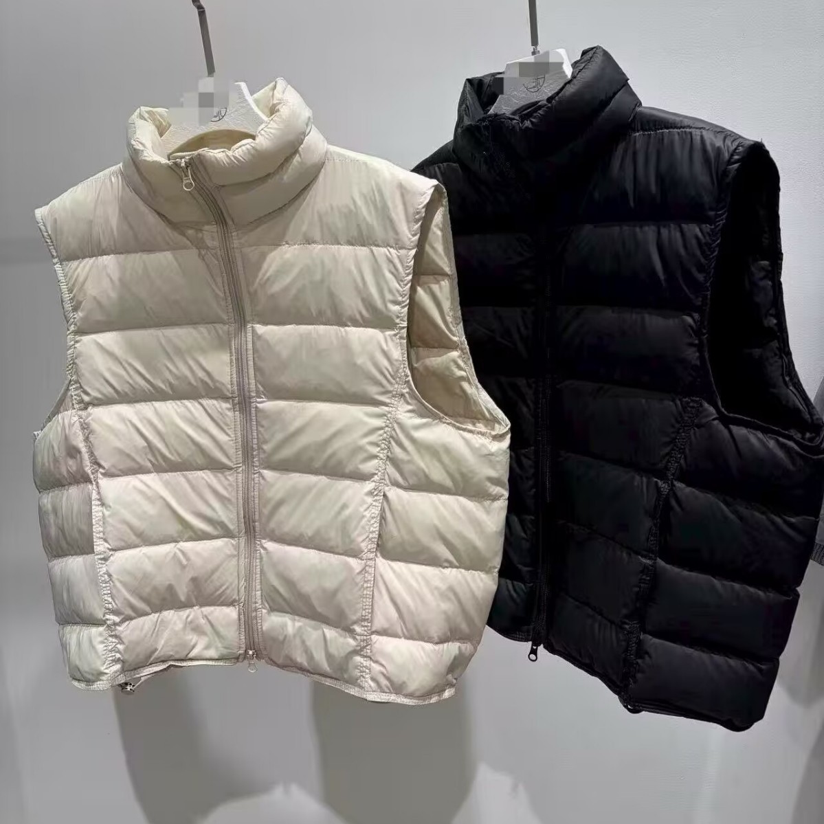 2026秋冬新作 骨柄プリント スタンドカラー ルーズ ショ - Puffer Vest Fashion Women のレビューと価格