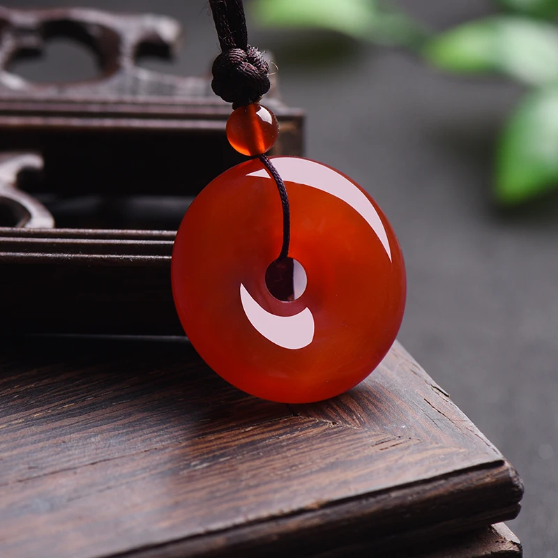 色とりどりの天然翡翠ネックレス,ドーナツペンダント,瑪瑙,フ - Women'S Fashion Jewellery のレビューと価格