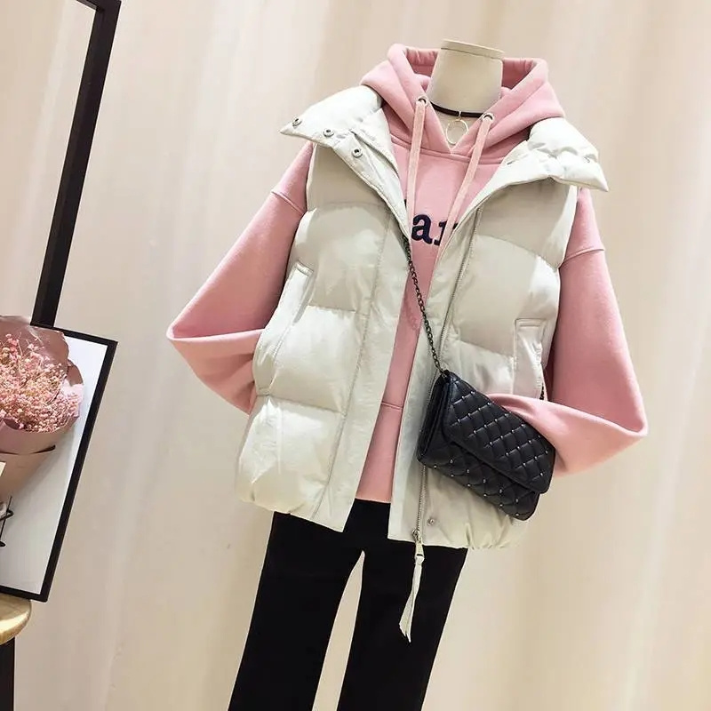 2025年 レディース ショート丈 パファーベスト ジャケッ - Puffer Vest Fashion Women のレビューと価格