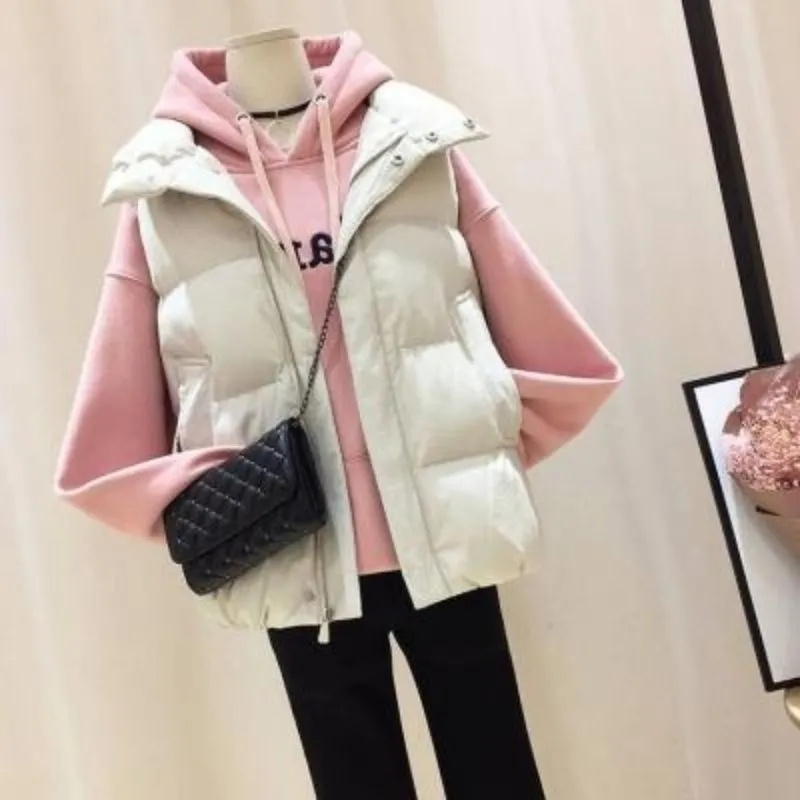 2025年 レディース ショート丈 パファーベスト ジャケッ - Puffer Vest Fashion Women のレビューと価格
