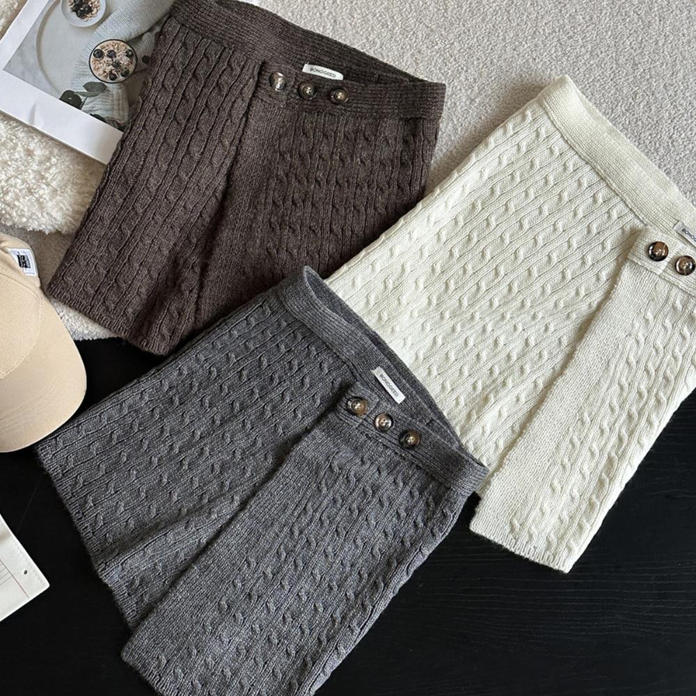女性用ケーブルニットラップスカート、ニットウエストレイヤリン - Women'S Fashion Layering のレビューと価格