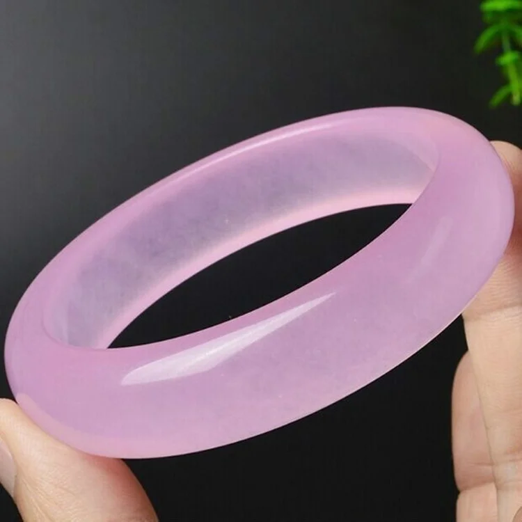 天然ピンクの翡翠ブレスレット,本物のチャーム,ジュエリーアク - Women'S Fashion Jewellery のレビューと価格