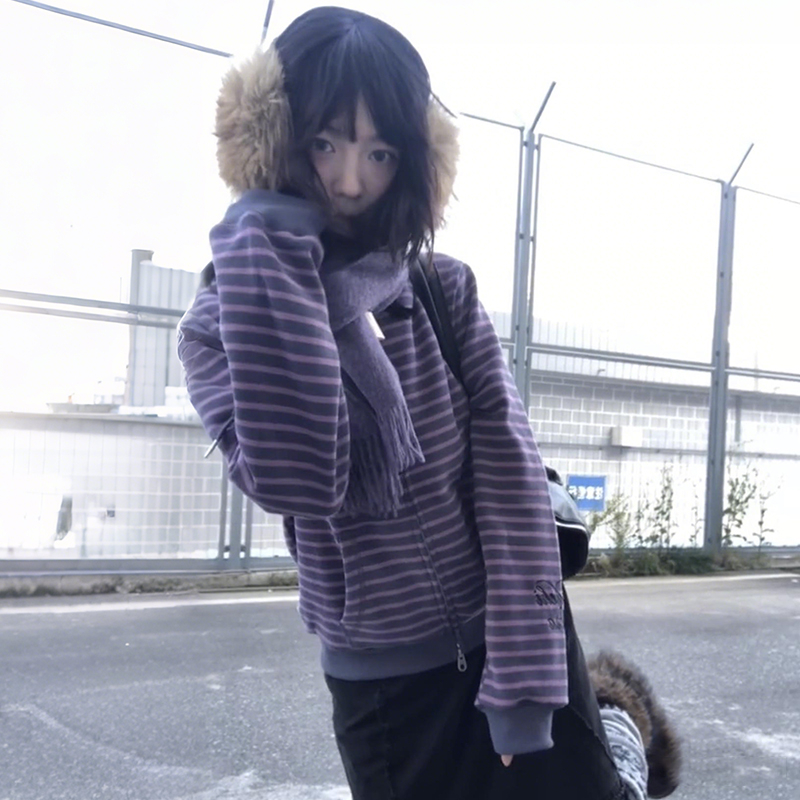90年代アメリカンレトロニットカーディガンレディース原宿スト - Hoodie Women Oversized のレビューと価格