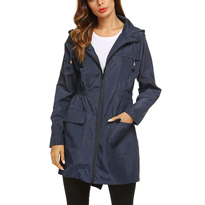女性用防水ジャケット,防風・防風,カジュアル,ルーズフィット - Women'S Fashion Rain Jacket のレビューと価格