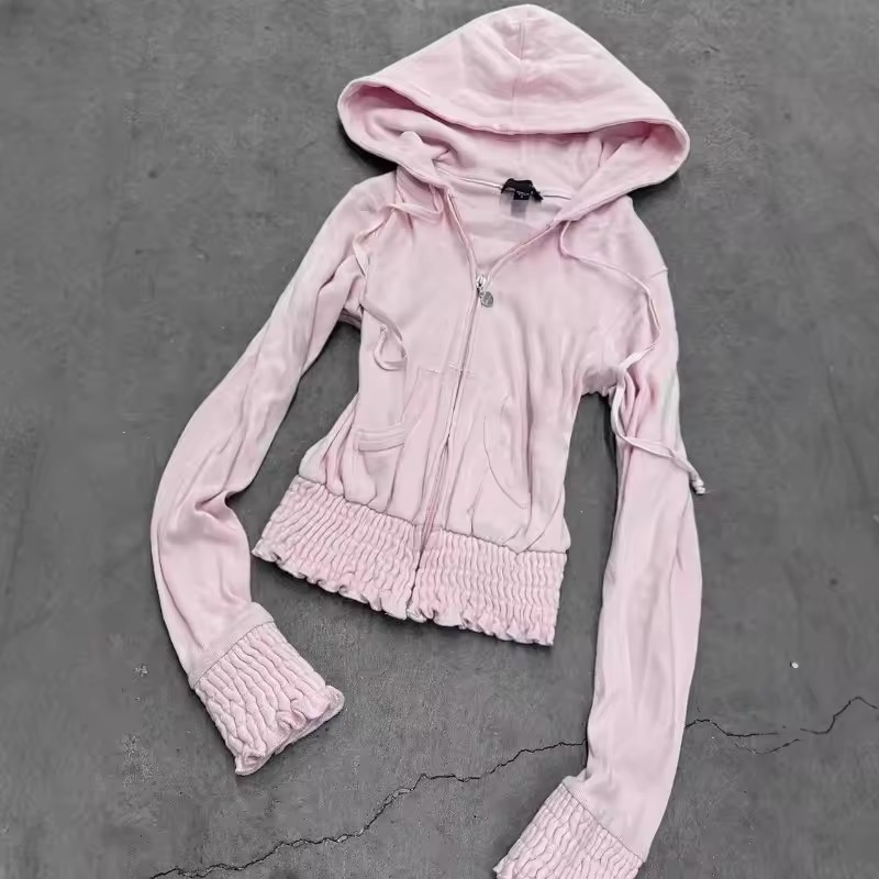 ファッションカジュアルツーピースセット スウィートピンク フ - Women'S Fashion Sweatshirts のレビューと価格