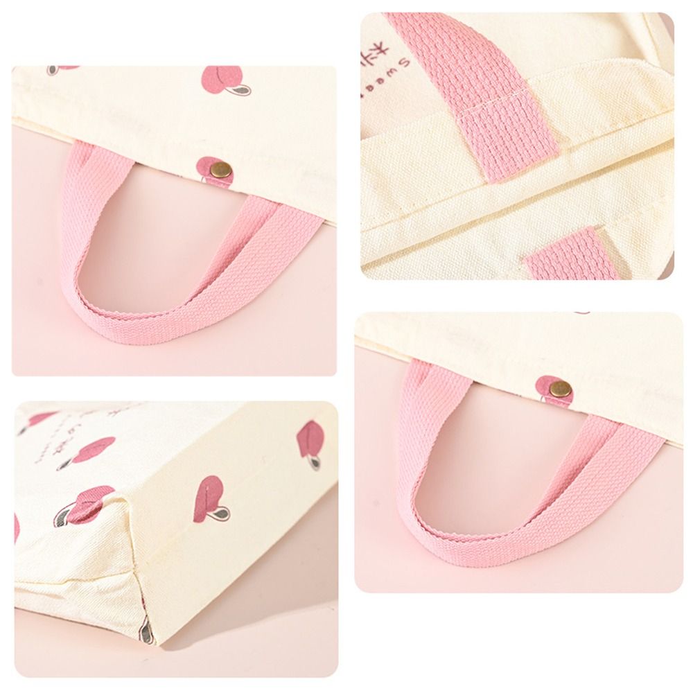 ファッションピーチキャンバストートバッグ キャンバス大容量ミ - Canvas Tote Bag のレビューと価格