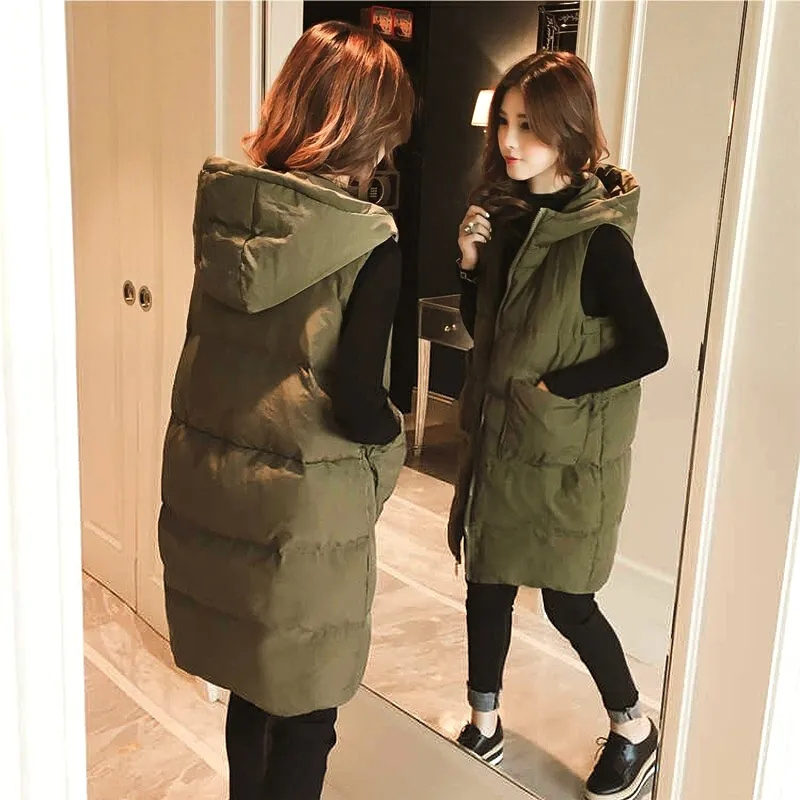 2026 新しい冬ノースリーブタンクトップ女性ダウンジャケッ - Puffer Vest Fashion Women のレビューと価格