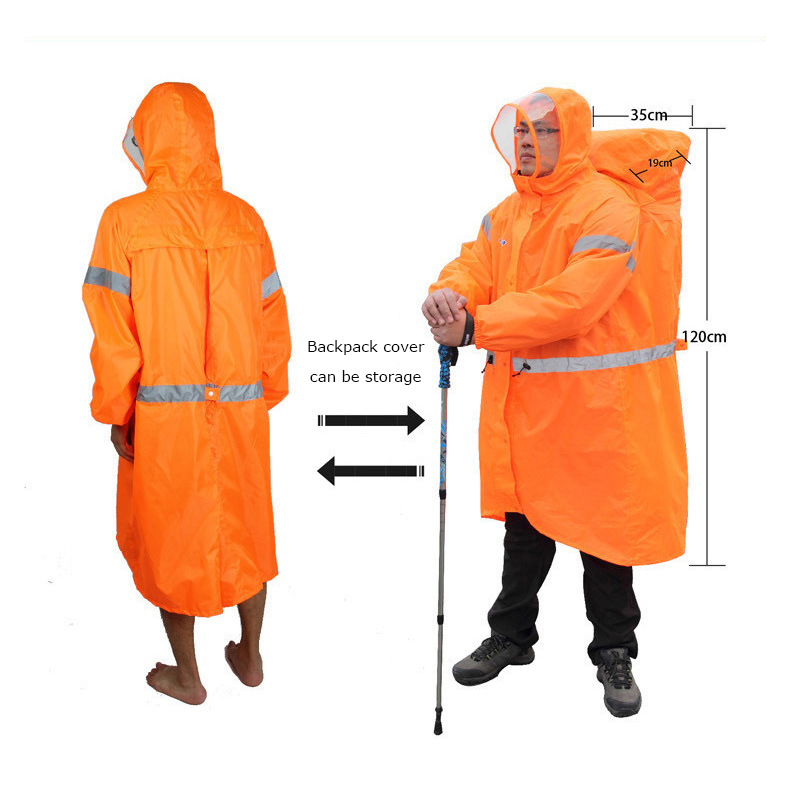 ユニセックス反射材付きアウトドアクライミングバッグバックパッ - Women'S Fashion Rain Jacket のレビューと価格