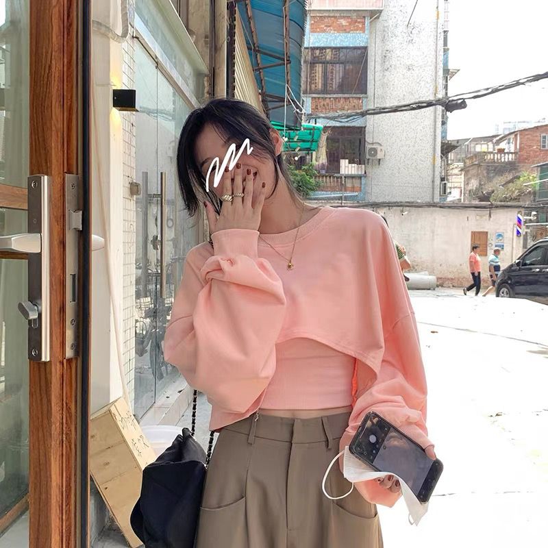 ファッションスーツ女性スカート 2025 春秋の新ラウンドネ - Women'S Fashion Sweatshirts のレビューと価格